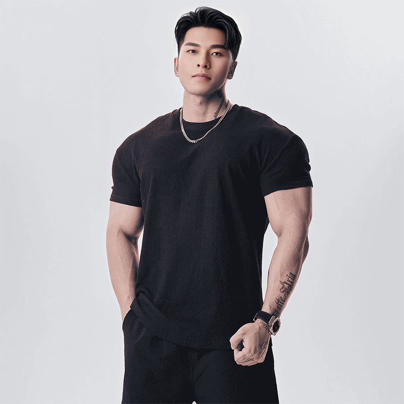 Mens Sport Casual Short Sleeve T-Shirt