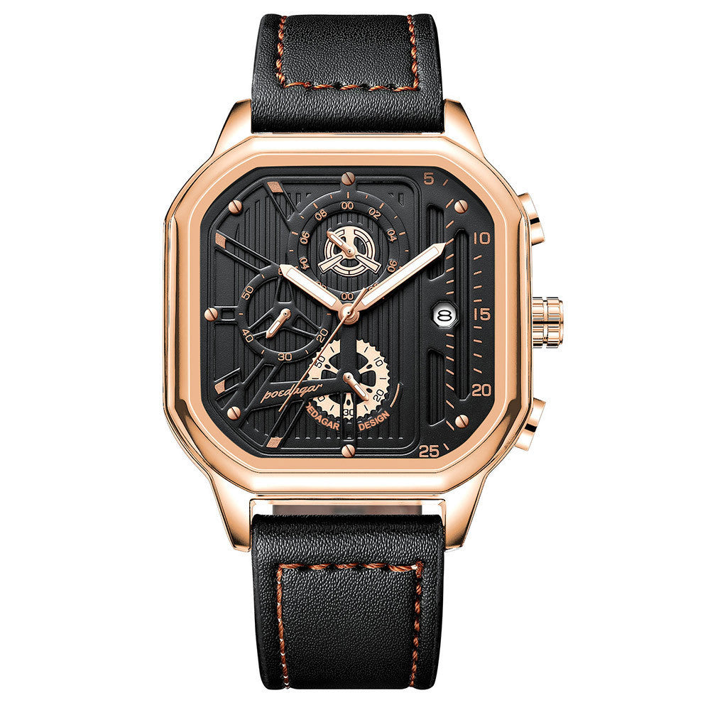 Multifunctional Waterproof Luminous Mens Watch