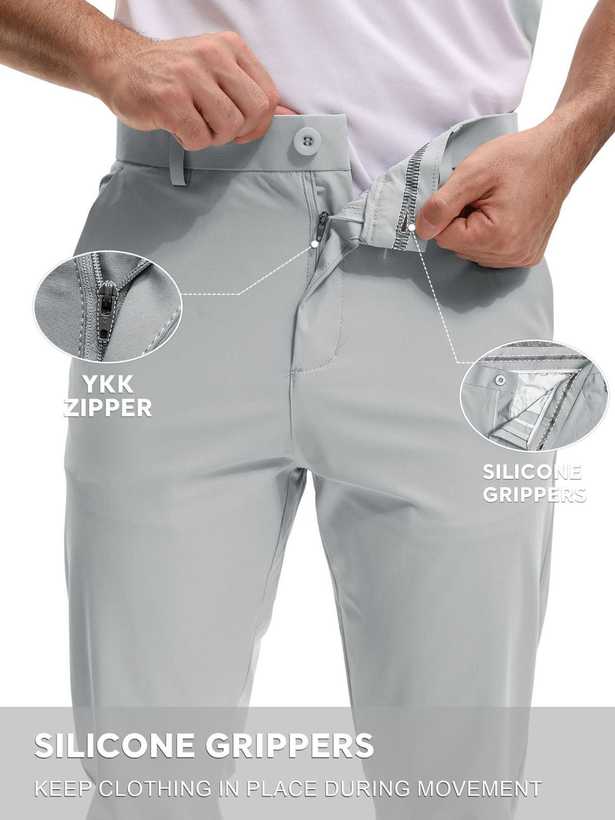 Mens Quick-Dry Breathable Casual Pants