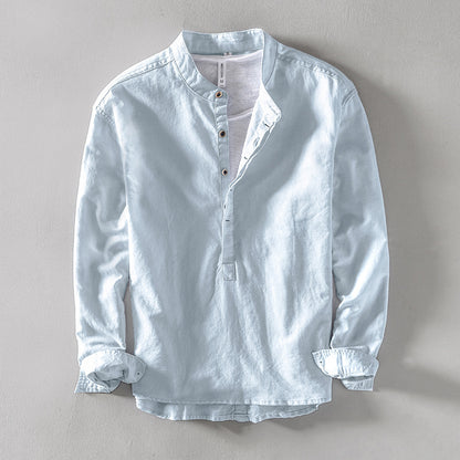 Men's Casual Stand Collar Shirt