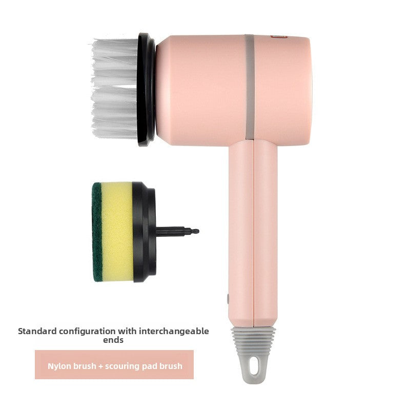 Multifunctional Electric Cleaning Brush with Interchangeable Heads