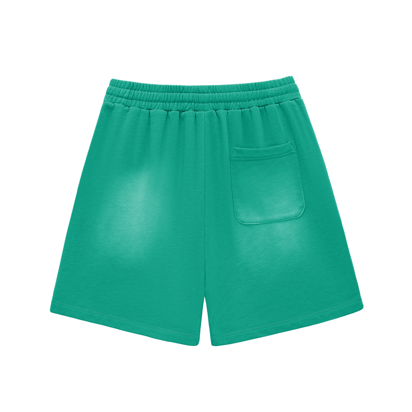 Z Sun Fade Raw Edge Cotton Shorts