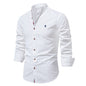 Mens Cotton Long Sleeve Casual Shirt