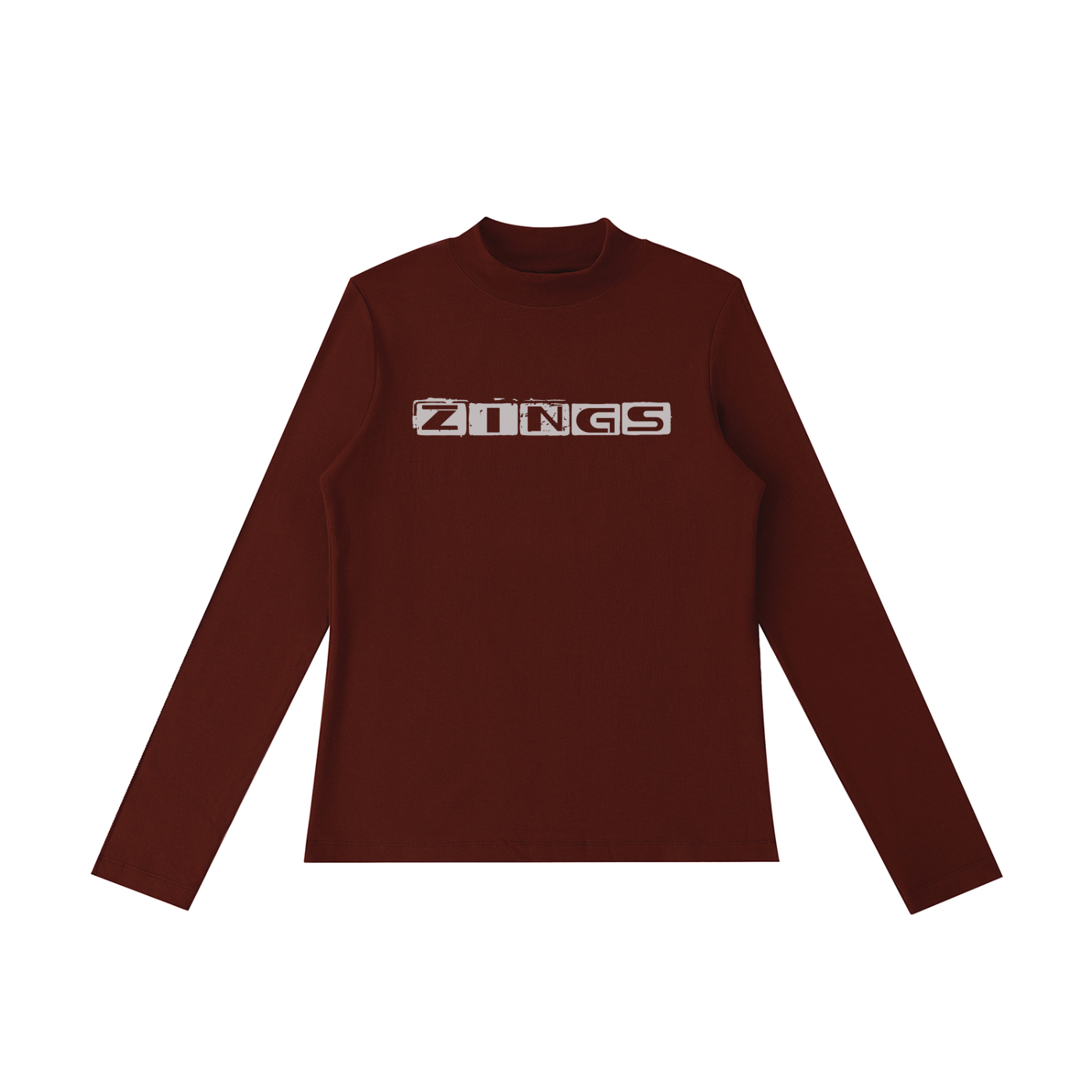 Essential Mock Neck Long Sleeve T-Shirt