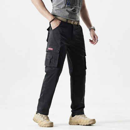 Mens Straight Leg Cargo Pants