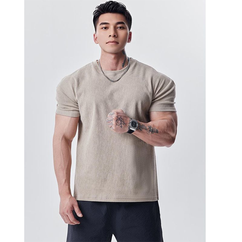 Mens Sport Casual Short Sleeve T-Shirt