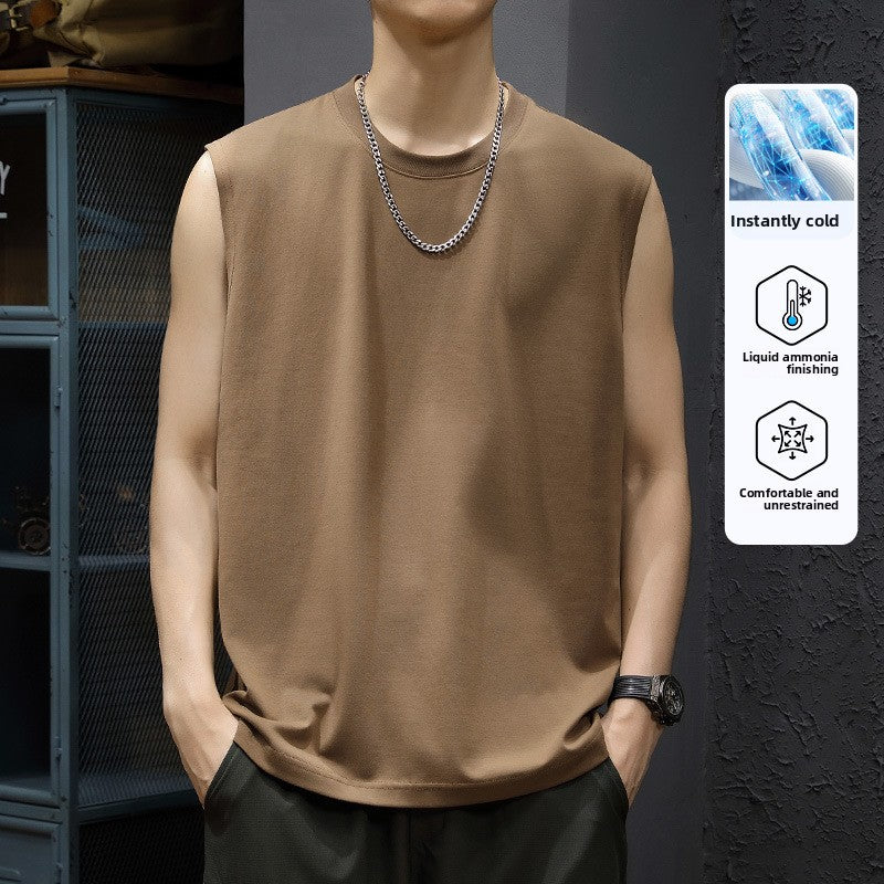 Cotton Sleeveless Sports Vest
