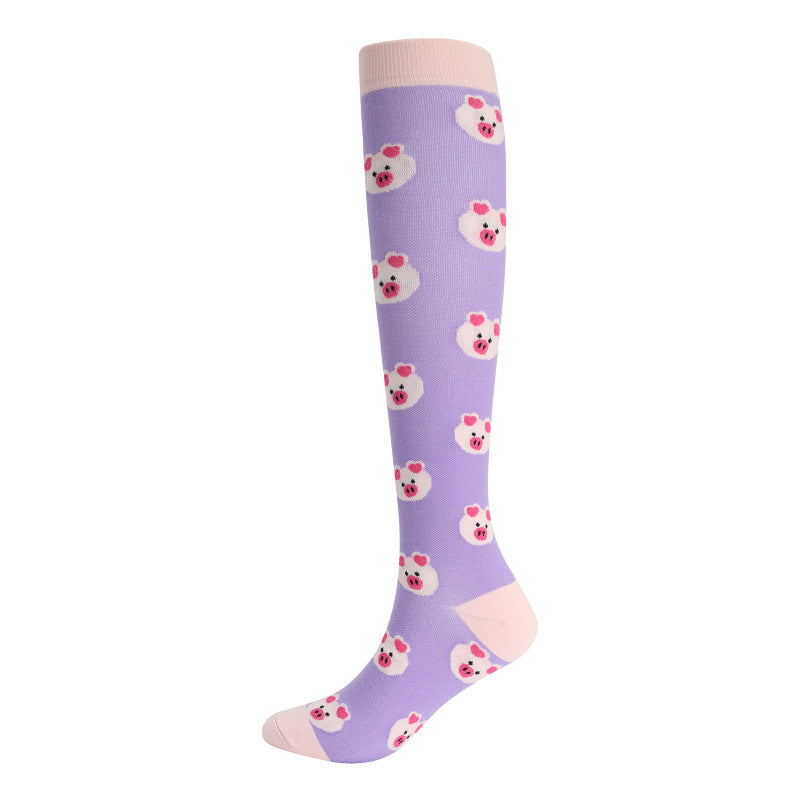 Nylon Compression Socks for Running Cycling Yoga