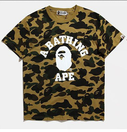 Men's and women's loose and casual T-shirts