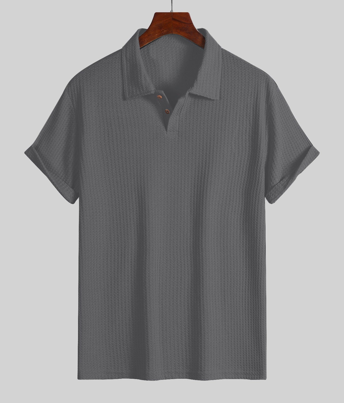 Knitted polo fir