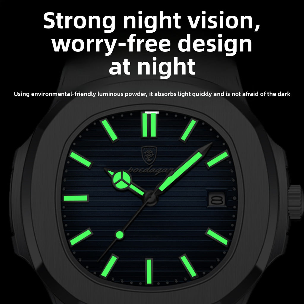 Waterproof Calendar Mens Quartz Watch