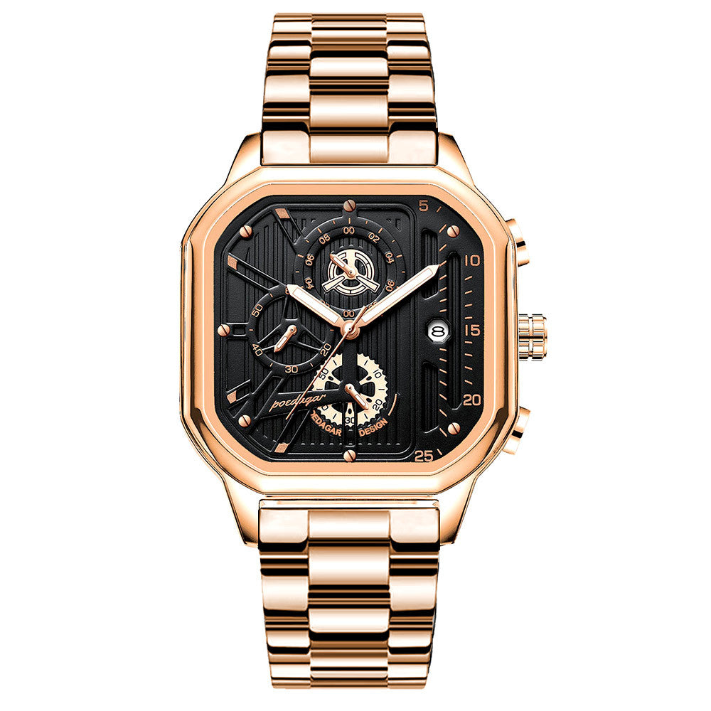 Multifunctional Waterproof Luminous Mens Watch