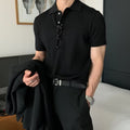 Lapel Polo Knit Sweater