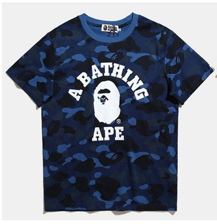 Men's and women's loose and casual T-shirts