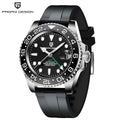 PAGANI DESIGN Mens GMT Mechanical Watch Luminous Calendar