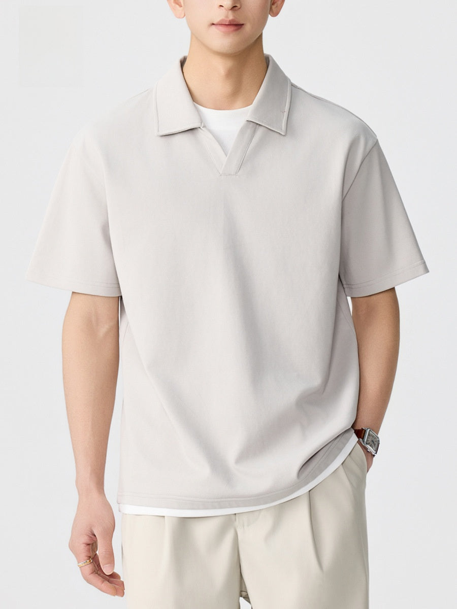 Men's Blend V-Neck Polo Shirt