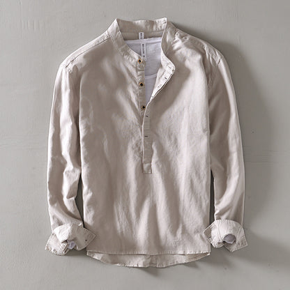 Men's Casual Stand Collar Shirt