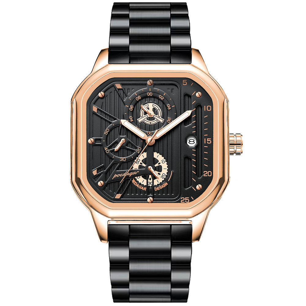 Multifunctional Waterproof Luminous Mens Watch
