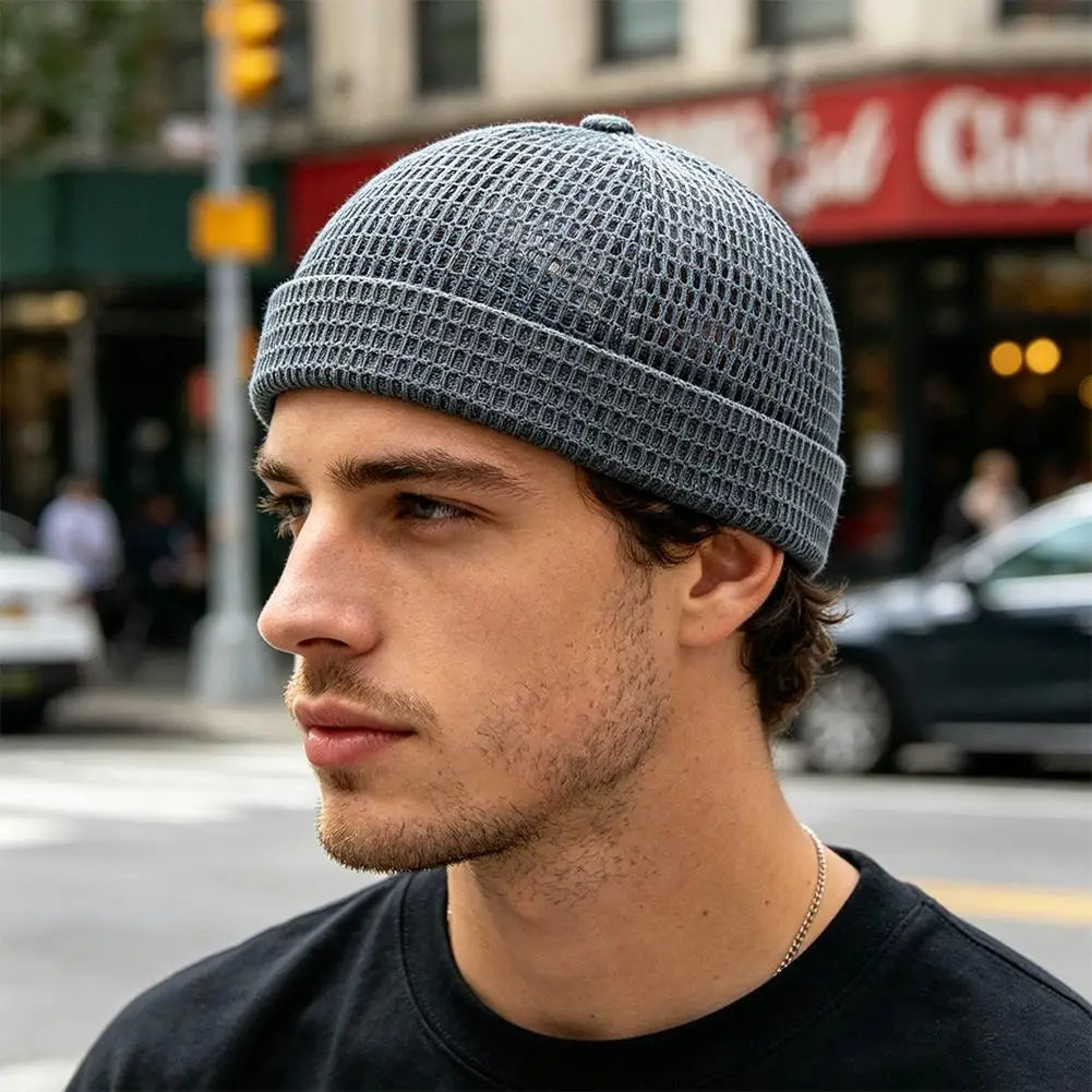 Breathable Mesh Brimless Hat