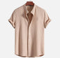 Mens Corduroy Short Sleeve Shirt