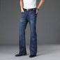 Denim wide-leg pants
