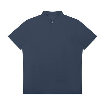 Men's Quarter-Zip Performance Polo Shirt