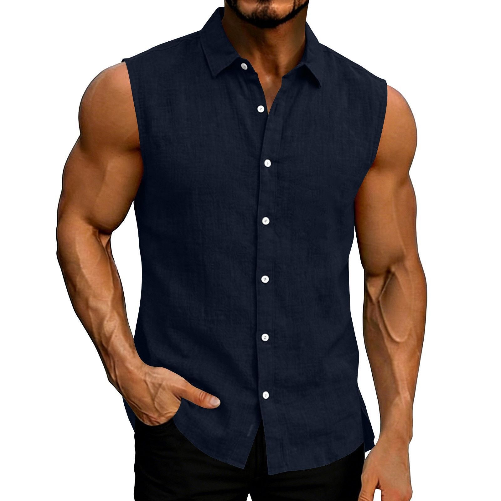 Mens Summer Sleeveless Vest