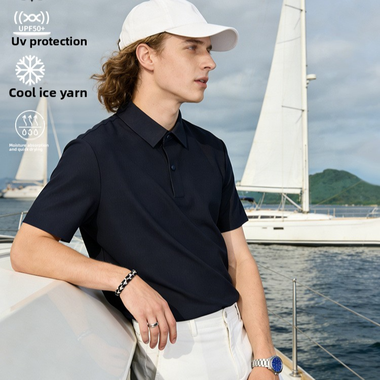 Men's Ice Silk Polo Shirt