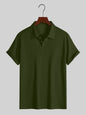 Knitted polo fir