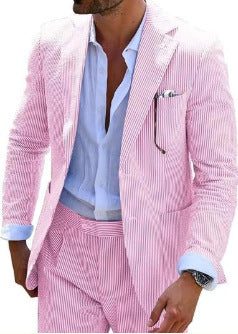 Men's Digital Printing Casual Suit Set