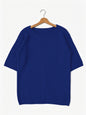 Crew-neck knit sweater