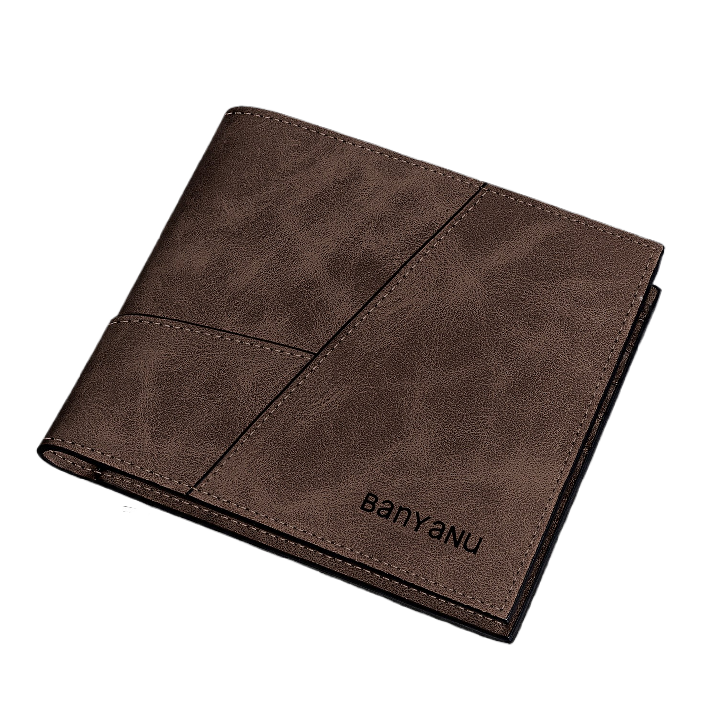 Retro Frosted Cowhide Mens Wallet