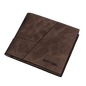 Retro Frosted Cowhide Mens Wallet