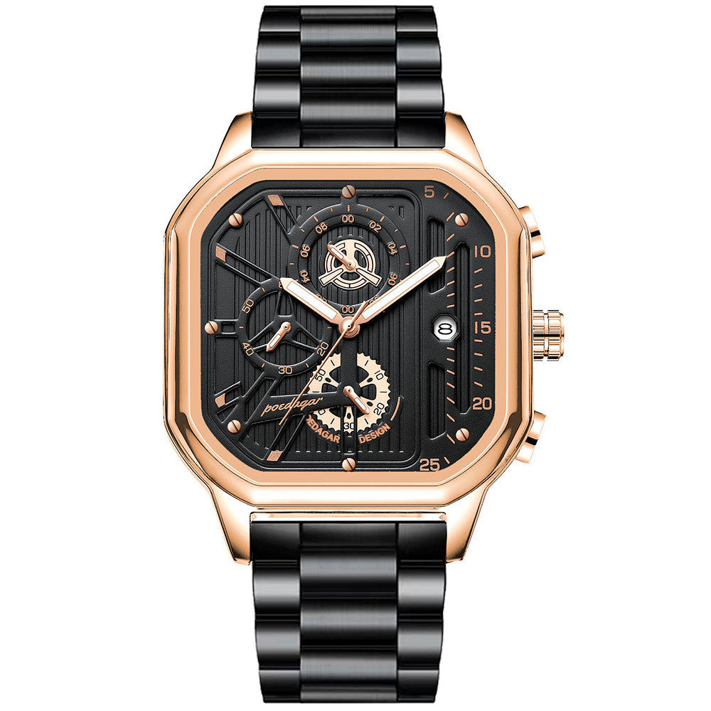 Multifunctional Waterproof Luminous Mens Watch