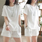 Casual shorts and retro short-sleeved shirts