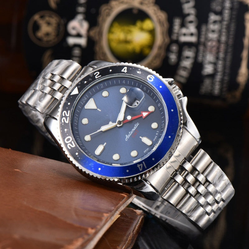 Business Quartz Watch with Interchangeable Straps
