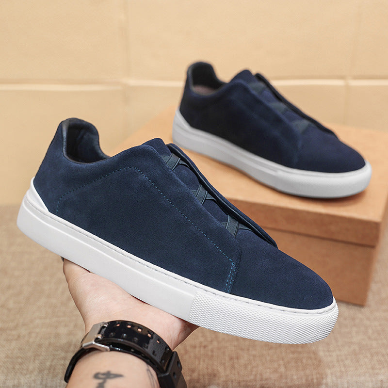 Mens Genuine Leather Casual Loafers