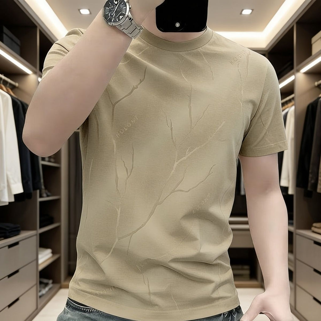Mens Casual Ice Silk T-Shirt