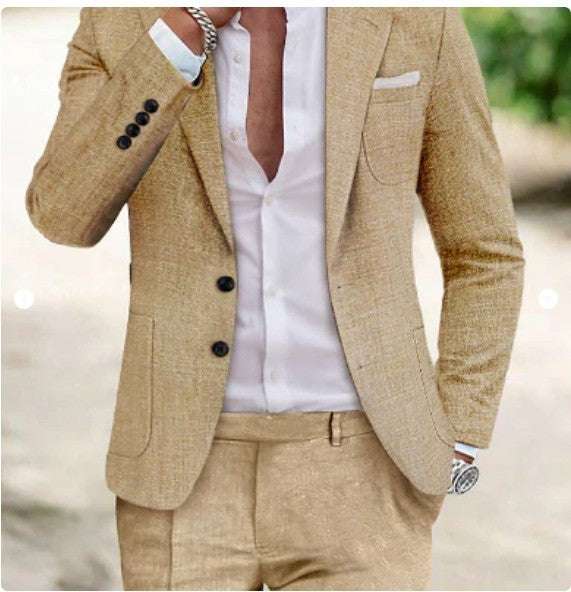 Men's Digital Printing Casual Suit Set
