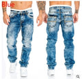 Straight Leg Denim Pants for Men
