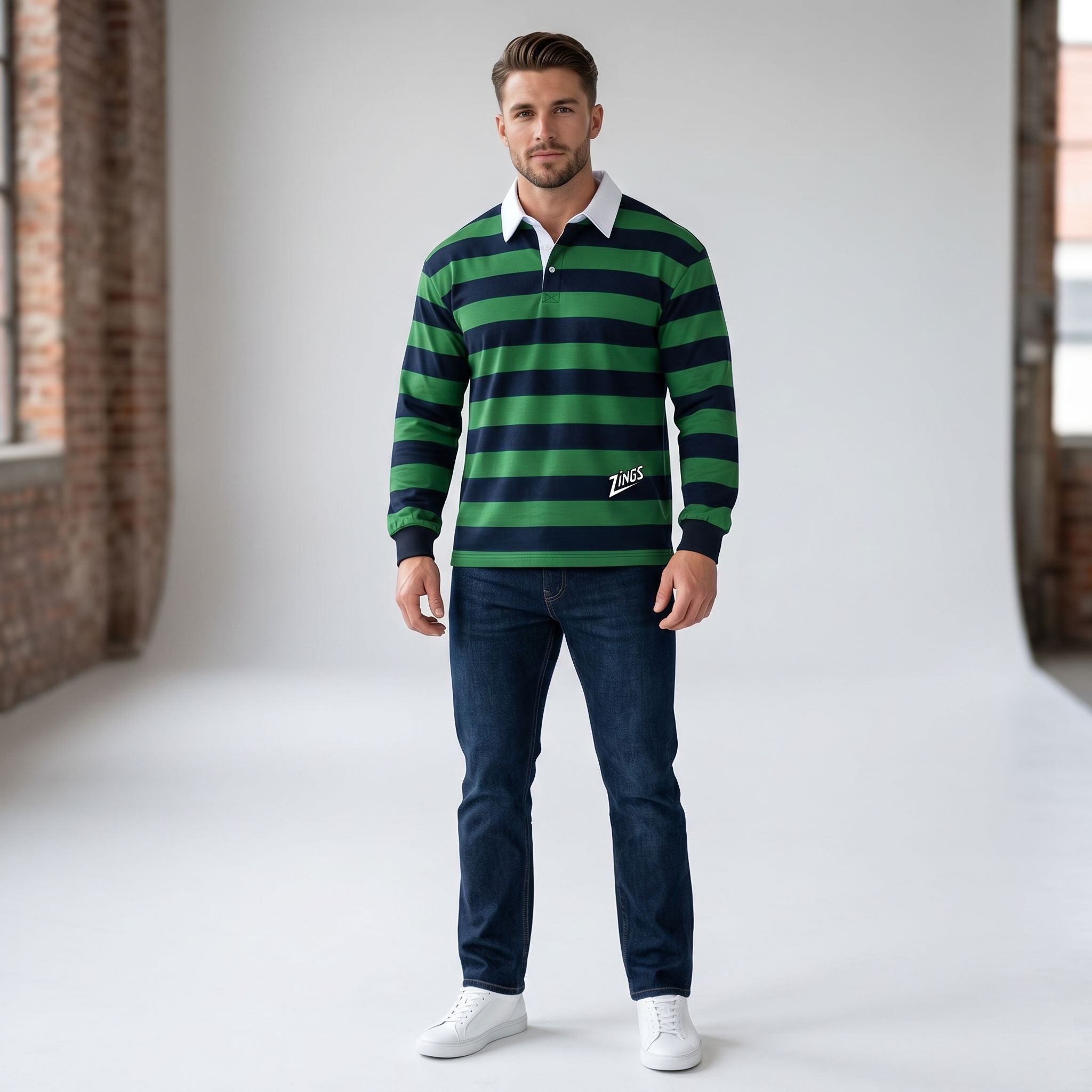 Z Stripe Polo Shirt