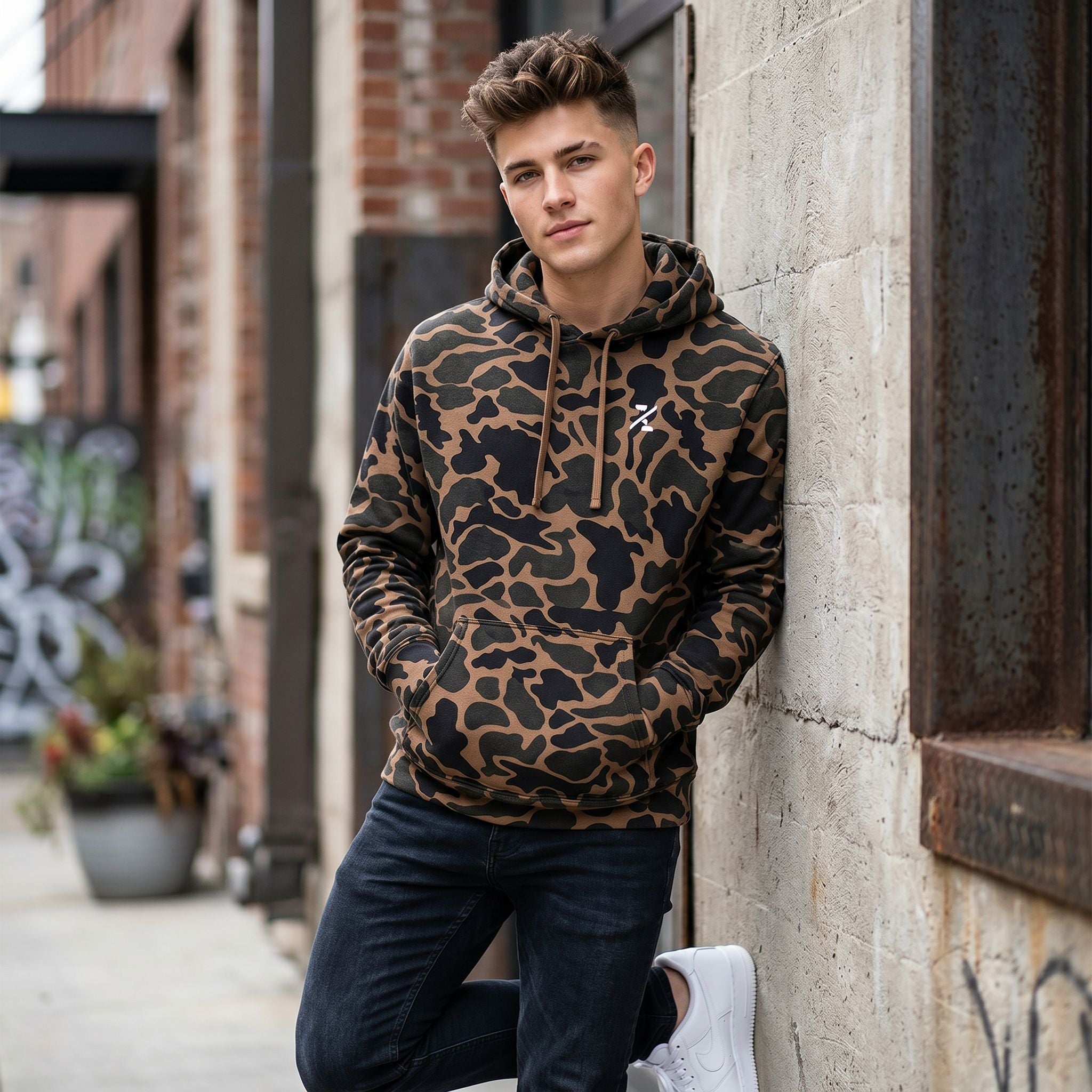 THE Z CAMO HOODIE