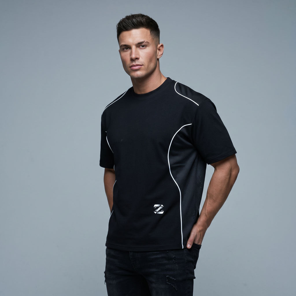 Z Piped Panel T-Shirt
