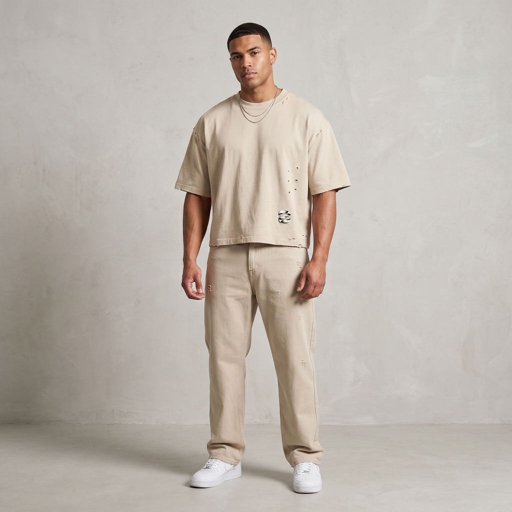 Z Frayed Boxy Tee