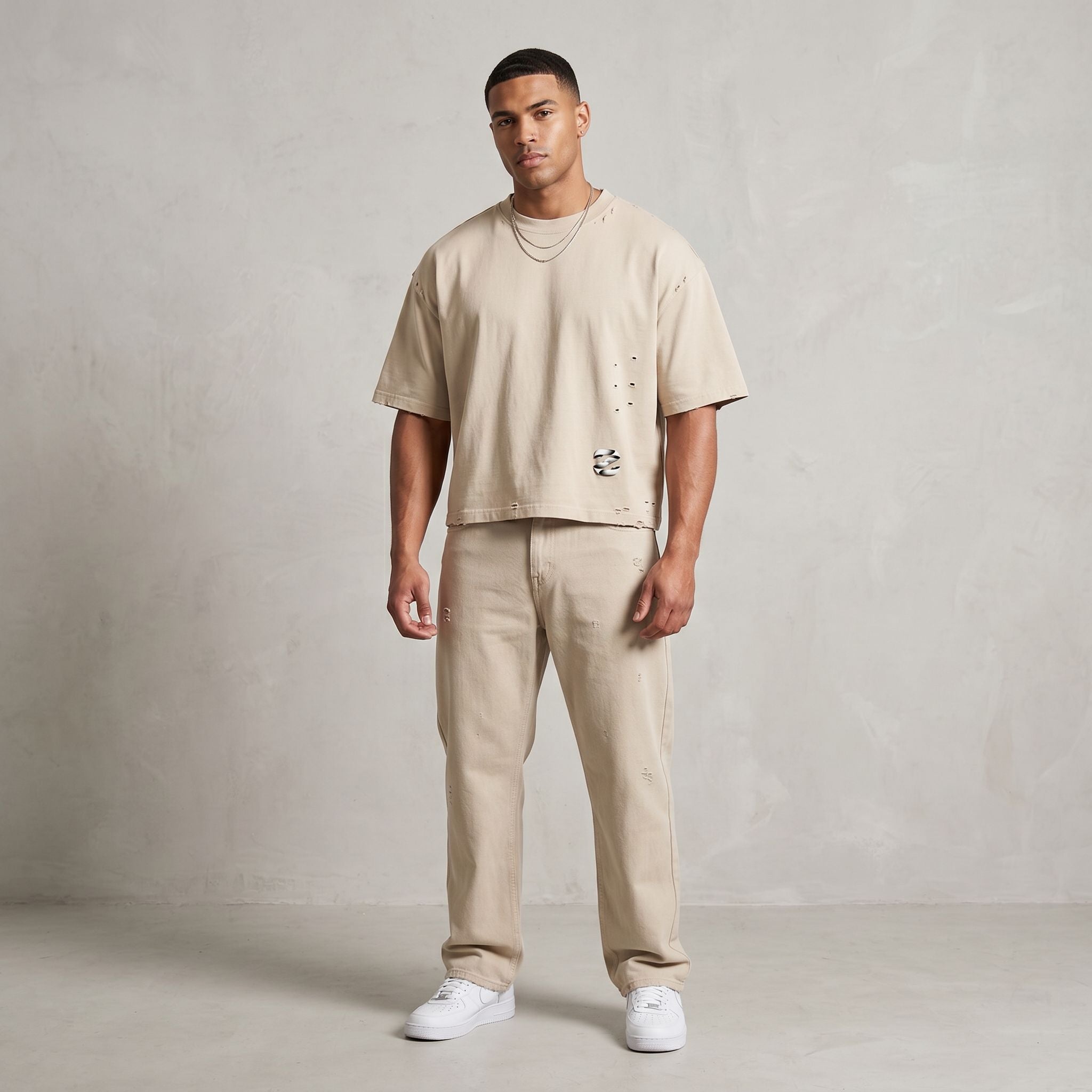 Z Frayed Boxy Tee