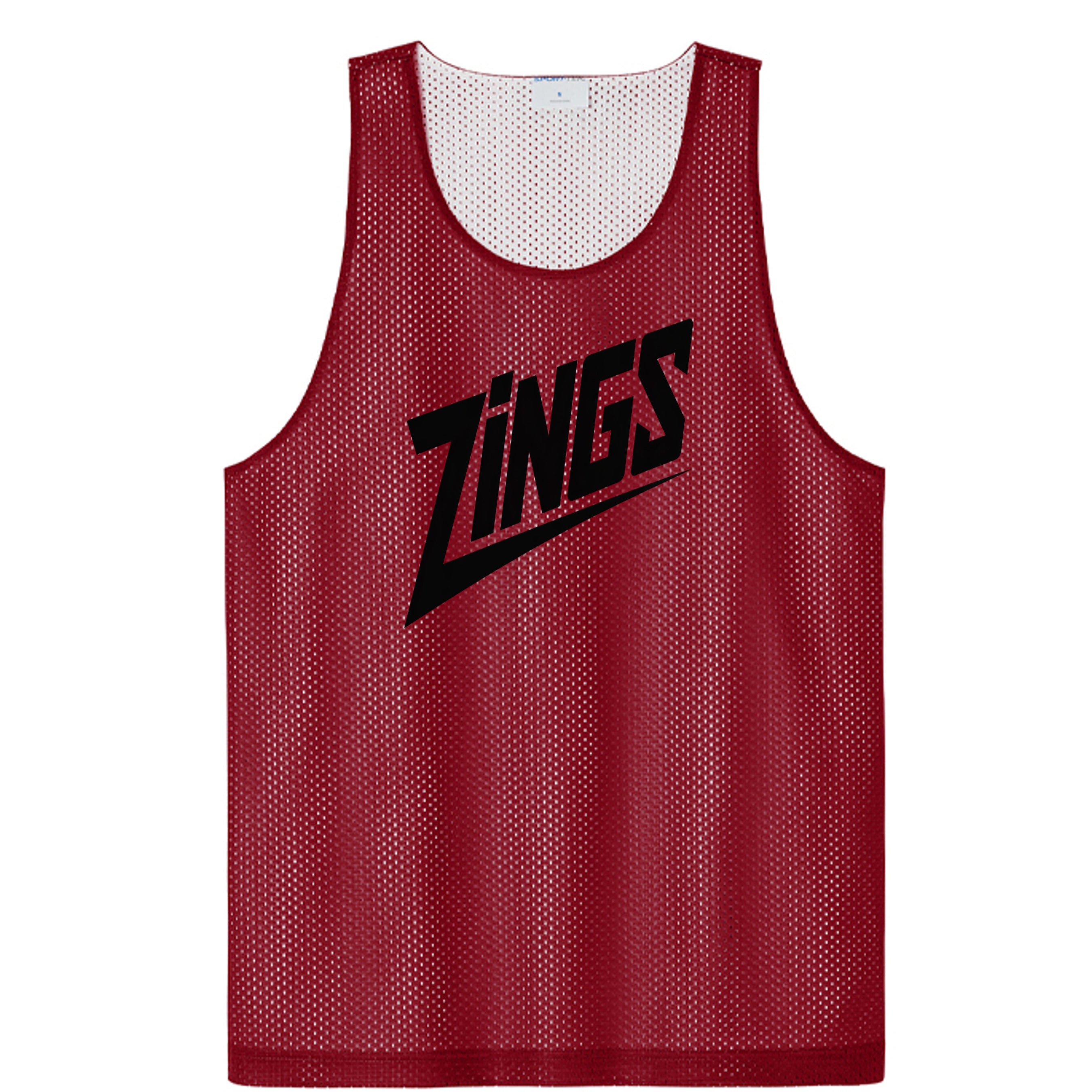 Deep Red/ White - ST5000 - FRONT