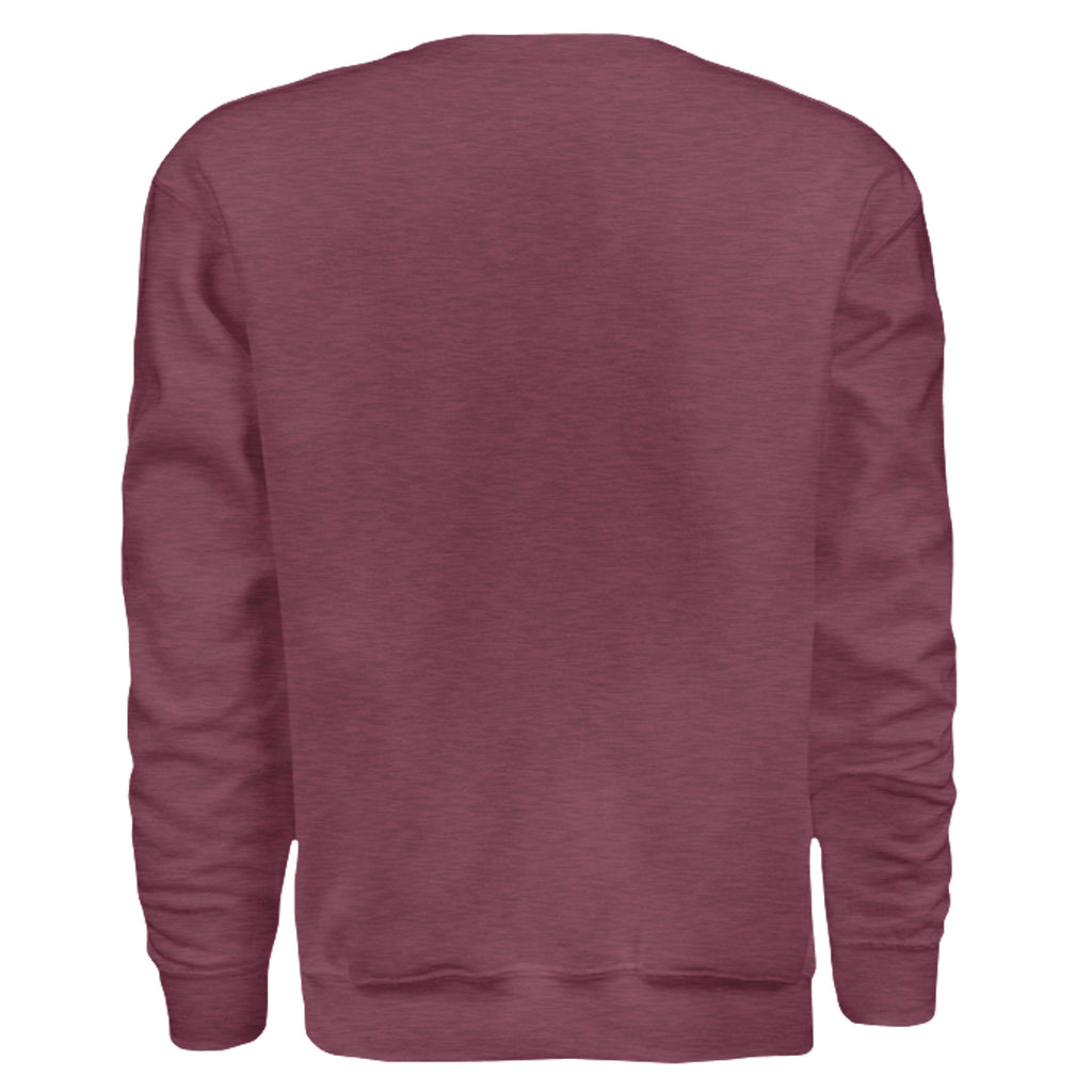 Heather Sport Dark Maroon - G180 - BACK