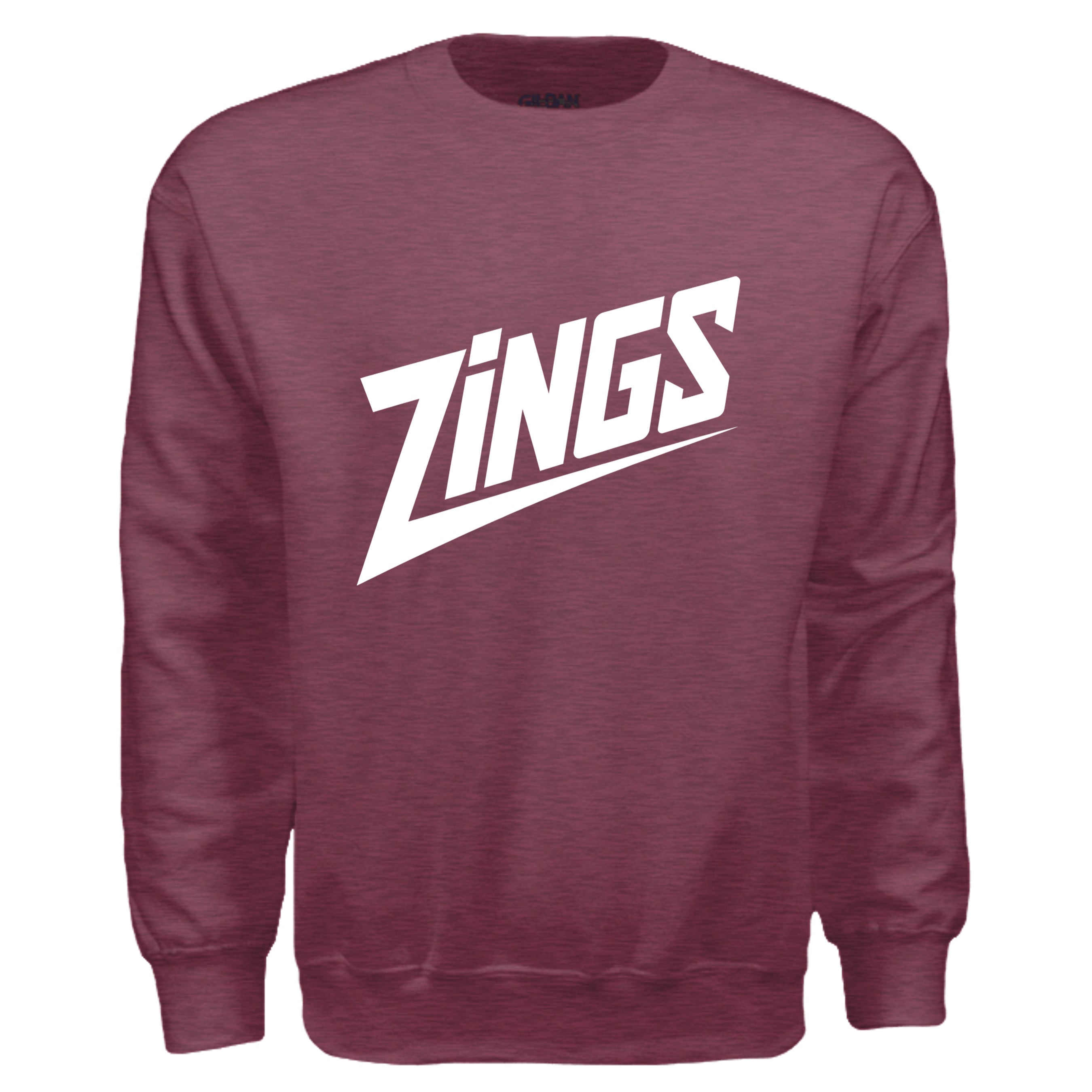 Heather Sport Dark Maroon - G180 - FRONT