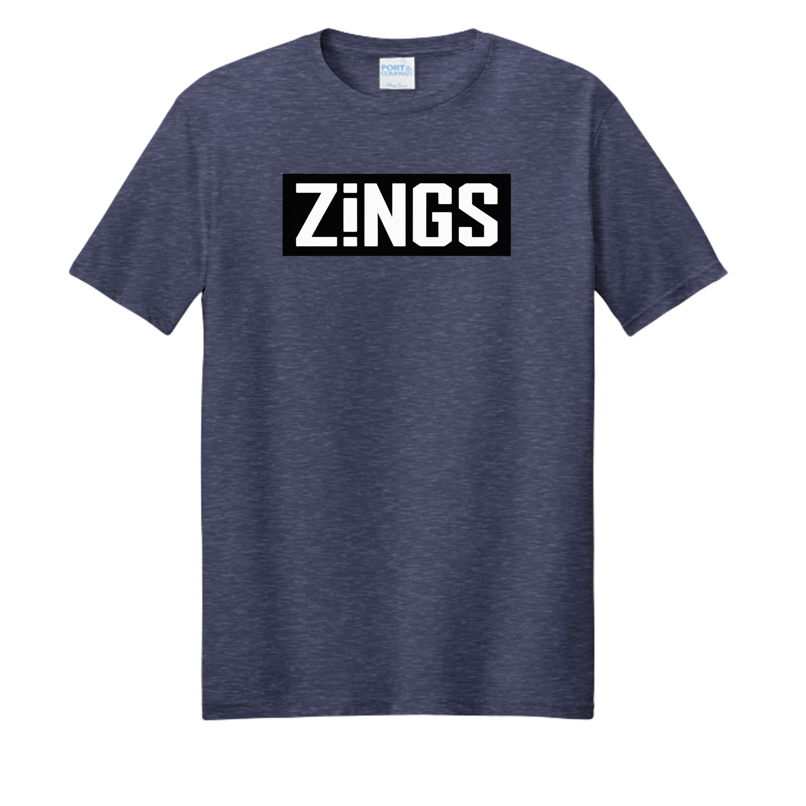 Team Navy Heather - PC455 - FRONT